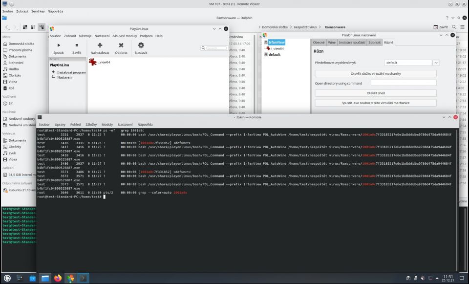Jak šlape ransomware pro Windows pod Linuxem ve Wine?