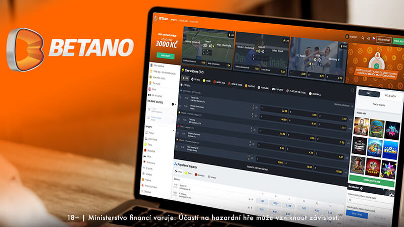 Bavte se sázením nejen na eSport a založte si zdarma účet u Betana