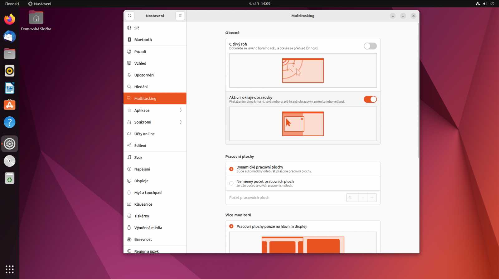 Rychlý průvodce prostředím Ubuntu a možnostmi přizpůsobení