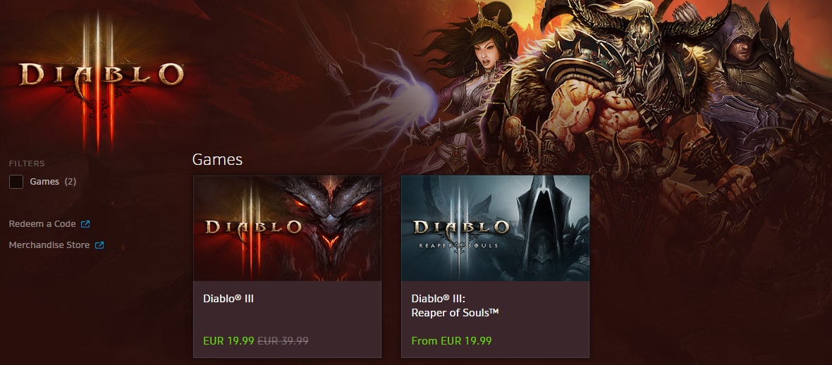  SLEVA: Diablo 3 a datadisk Reaper of Souls teď koupíte za polovic