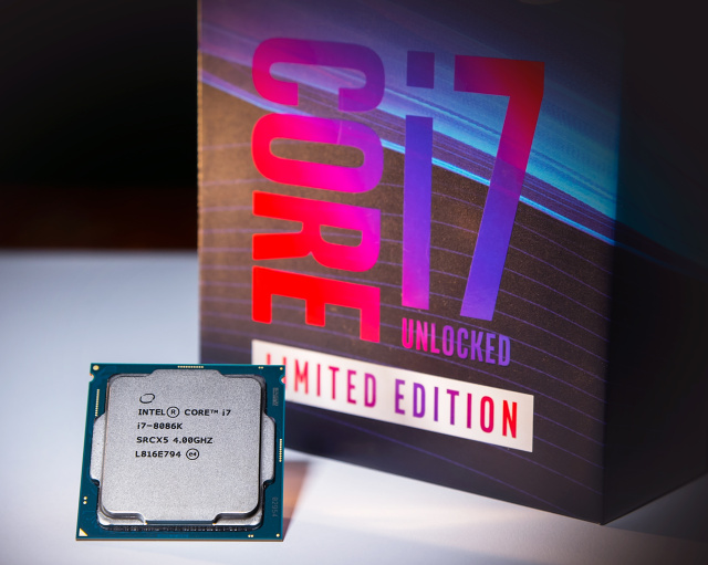 Limitovaná edice Core i7-8086K s taktem až 5,0 GHz v testu