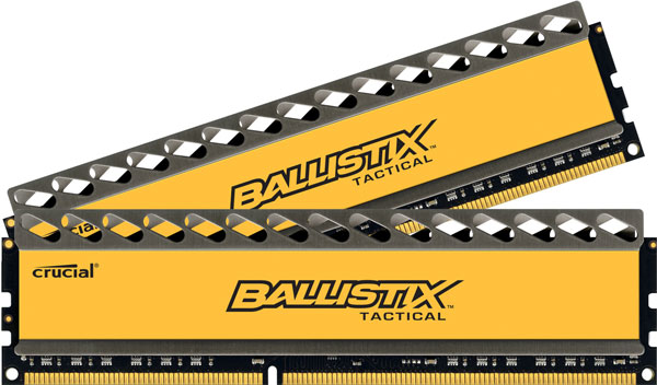 Paměťové moduly DDR3 Crucial Ballistix Tactical