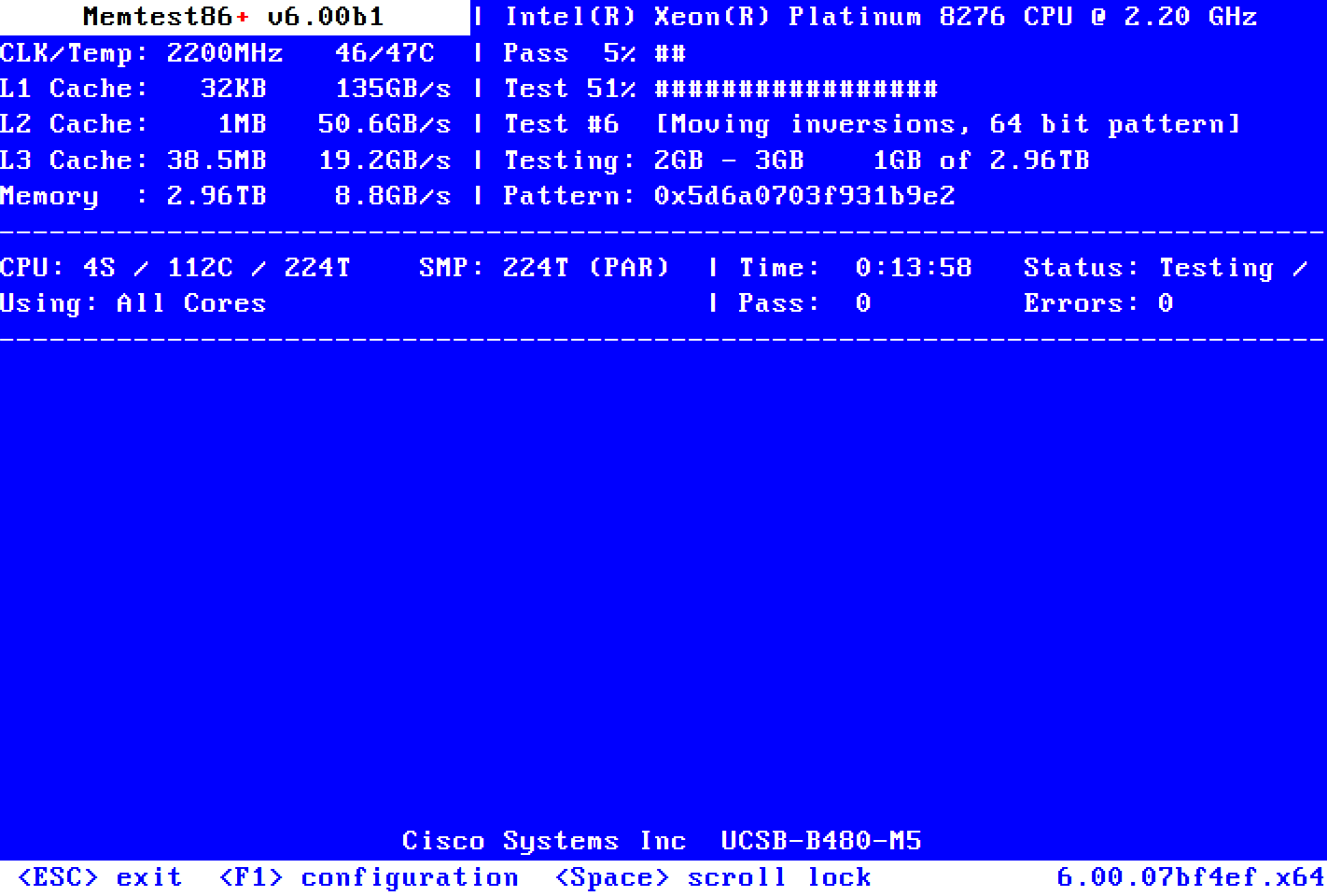 Oblíbená testovací utilita Memtest86+ to dotáhla na verzi 7.0