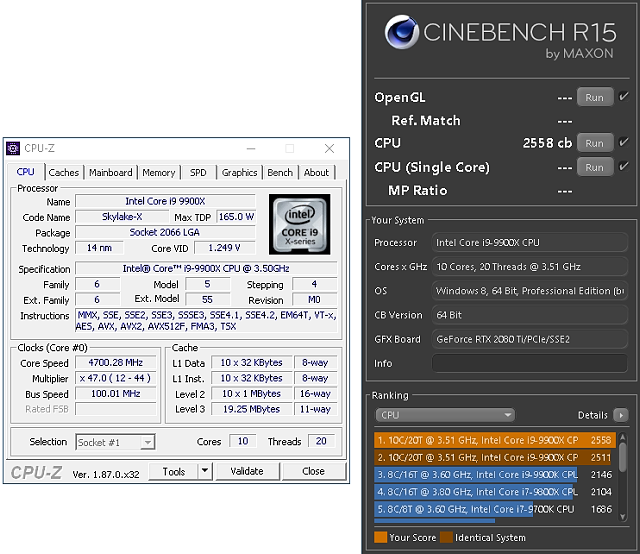 Intel Core i9-9900X: Deset jader Skylake-X v testu