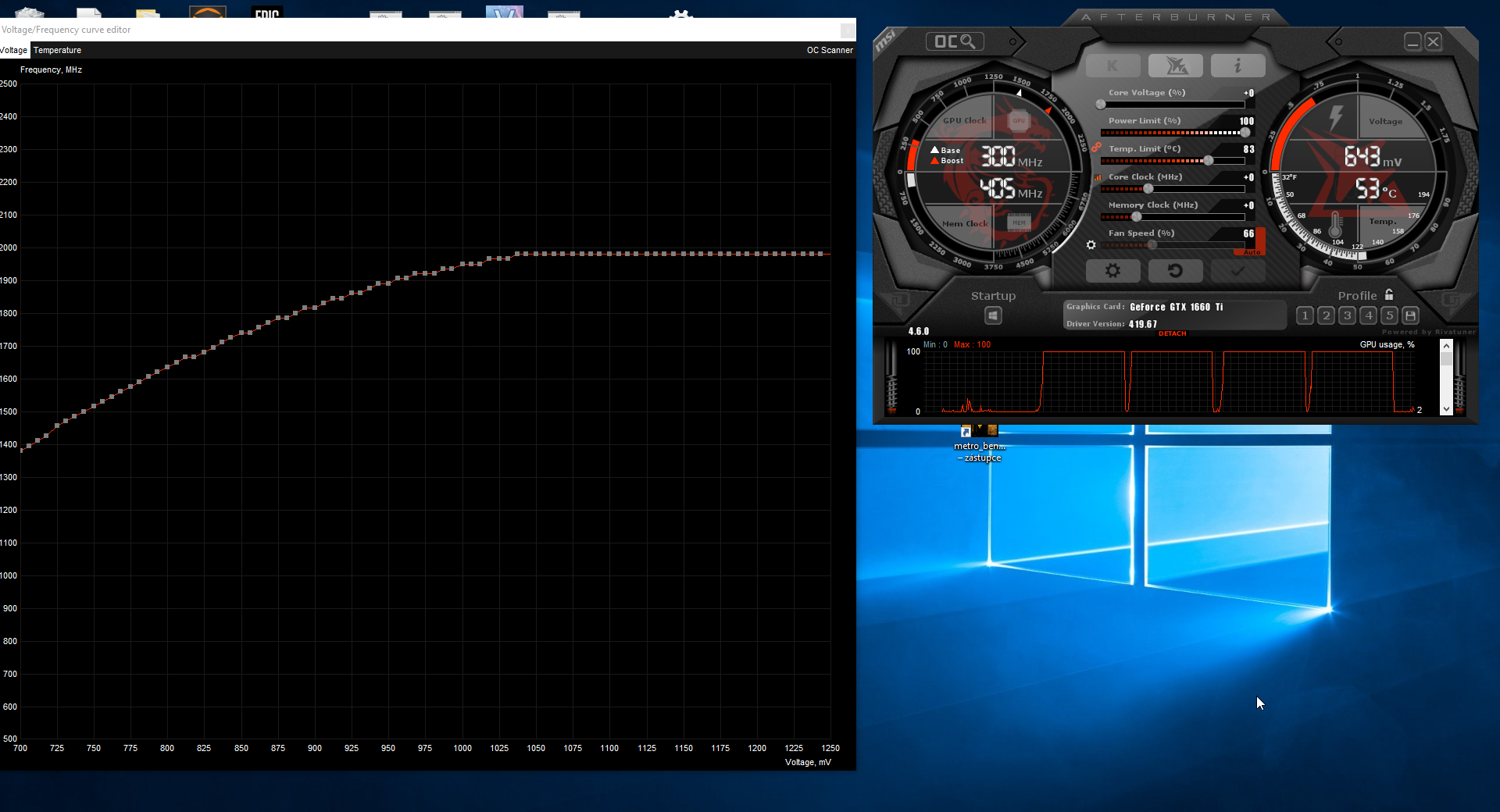 Přetaktování levné „netaktovatelné“ GTX 1660 Ti od MSI