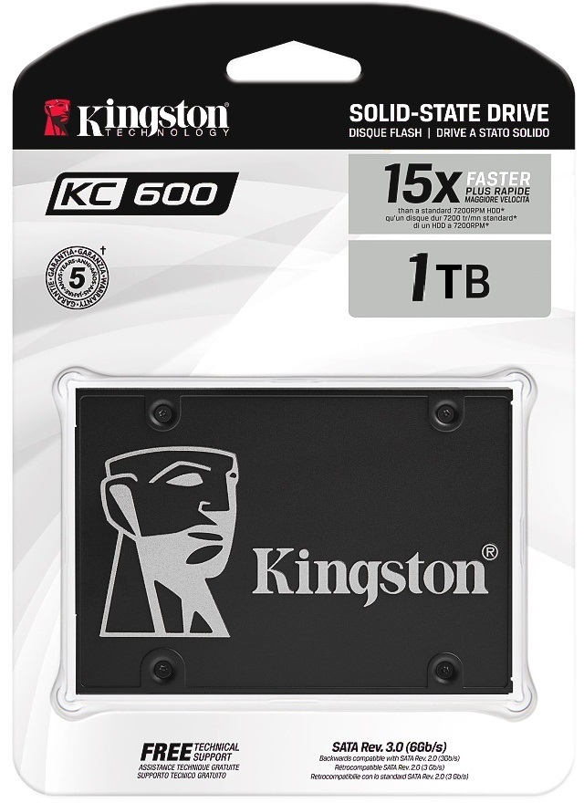 Kingston KC 600 1TB: SATA 3D TLC za solidní cenu