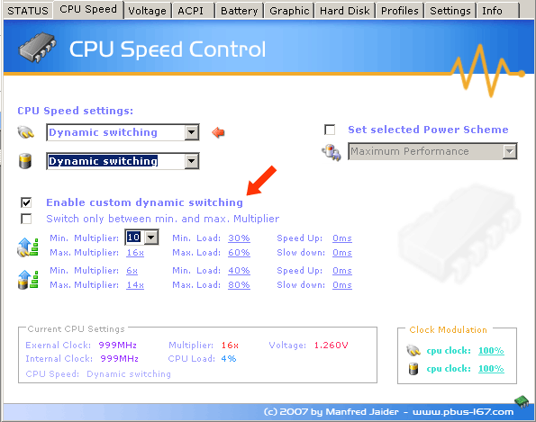 Zlatý fond utilit - Notebook Hardware Control