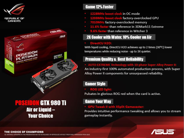 Asus ROG Poseidon GTX 980 Ti Platinum v testu