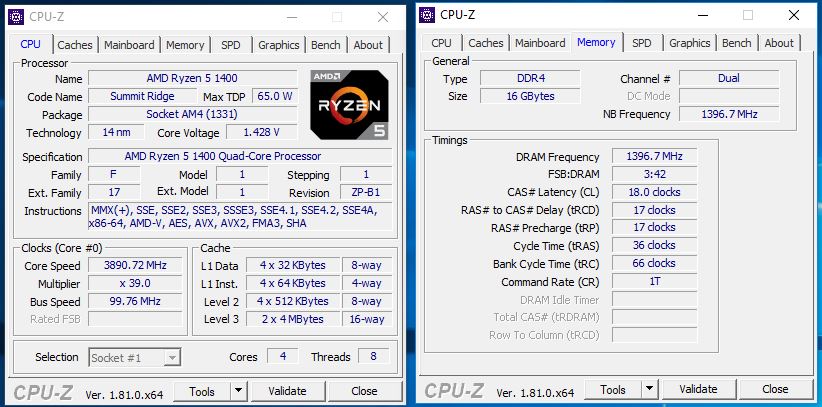 AMD Ryzen 3 2200G, Ryzen 5 2400G a Ryzen 5 1400 v testu 