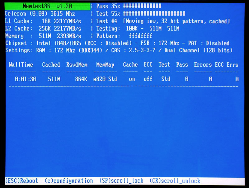 Memtest86+ 1.30