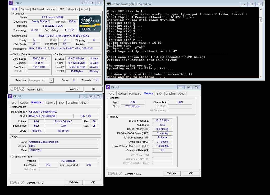 Report z OC akce – hardcore taktování na X79 s Asusem