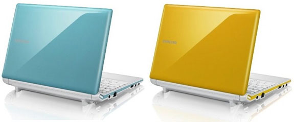 Netbook Samsung N150 v dalších barvách