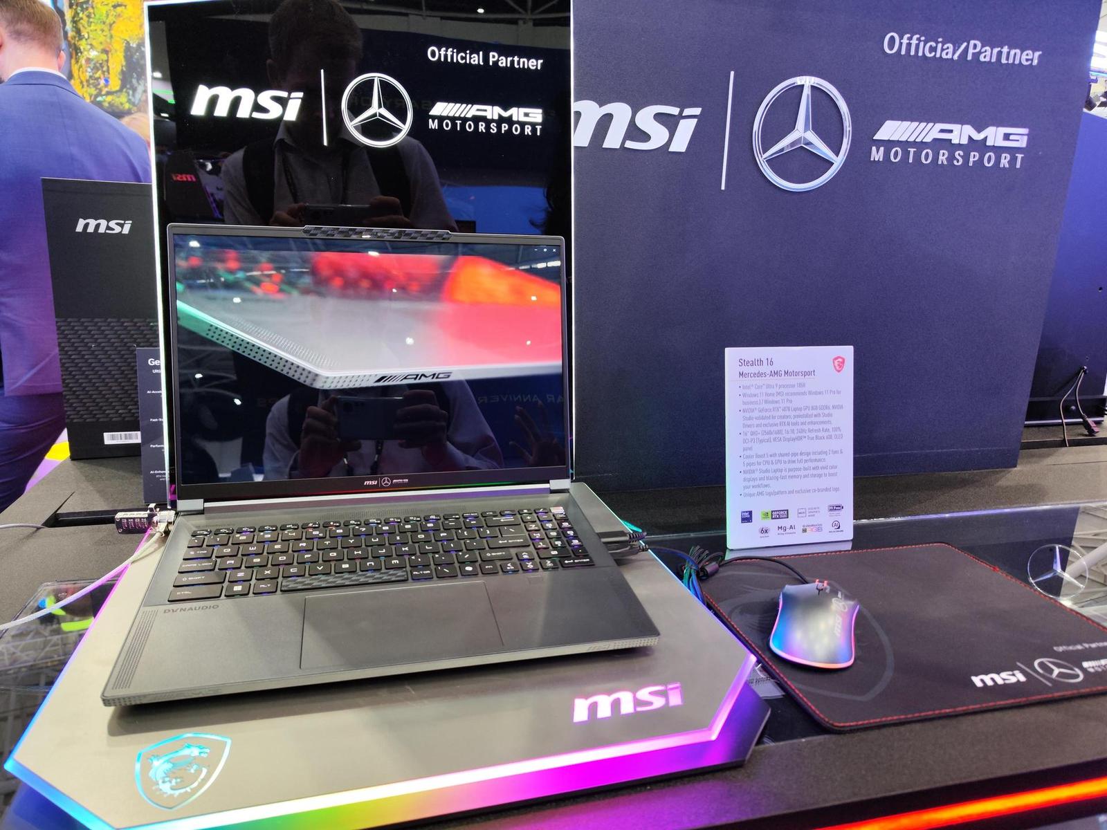 Computex 2024 – MSI notebooky s AI, aktualizovaný Claw a stylové grafiky