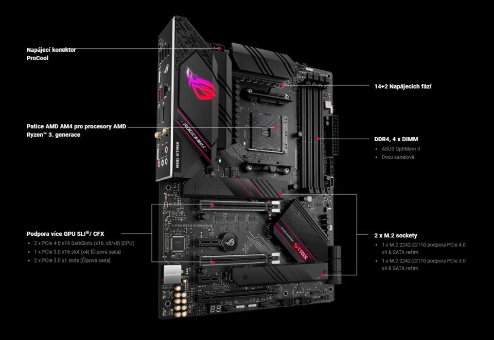 Ryzen 5900X, SAM a Corsair Vengeance LPX 32GB (4 × 8 GB)