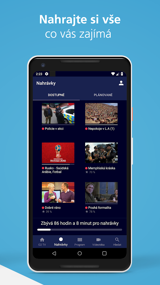 O2 TV dostalo novou mobilní aplikaci se sjednoceným rozhraním