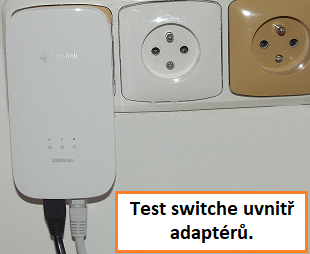 Adaptéry fungují i jako switch