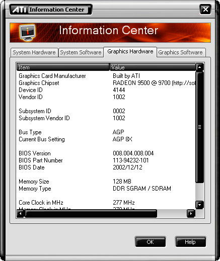 ATI Catalyst Control Center