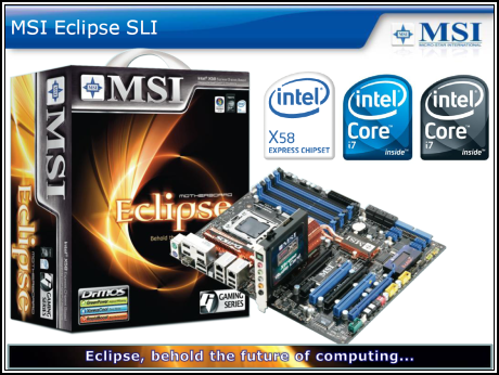 MSI X58 Eclipse - Výbava především