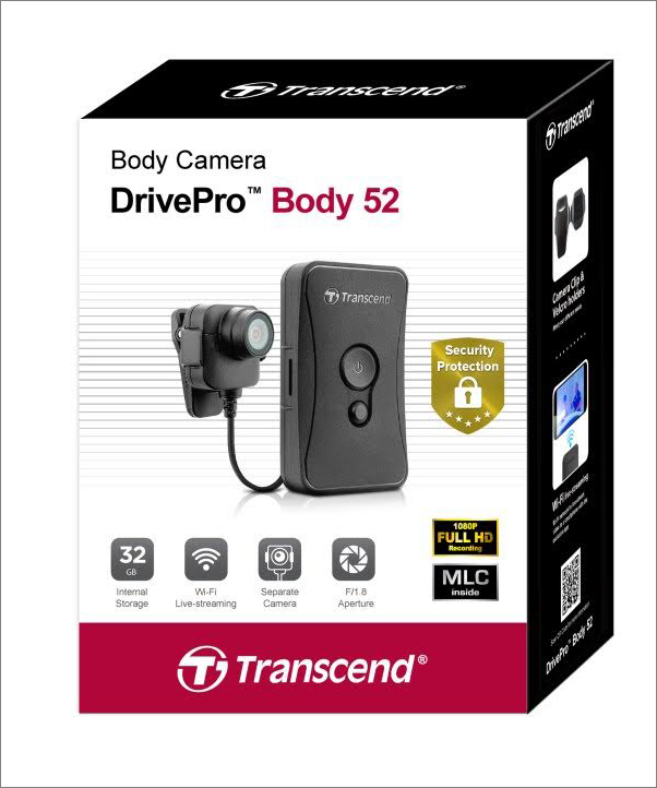  Transcend DrivePro Body jsou kamerky pro bezpečnostní složky