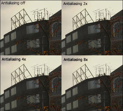 Half Life 2 - kvalita obrazu vs 3D akcelerace