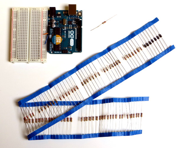 V našem Adrduino Starter kitu se nachází opravdu bohaté portfolio různých odporů.