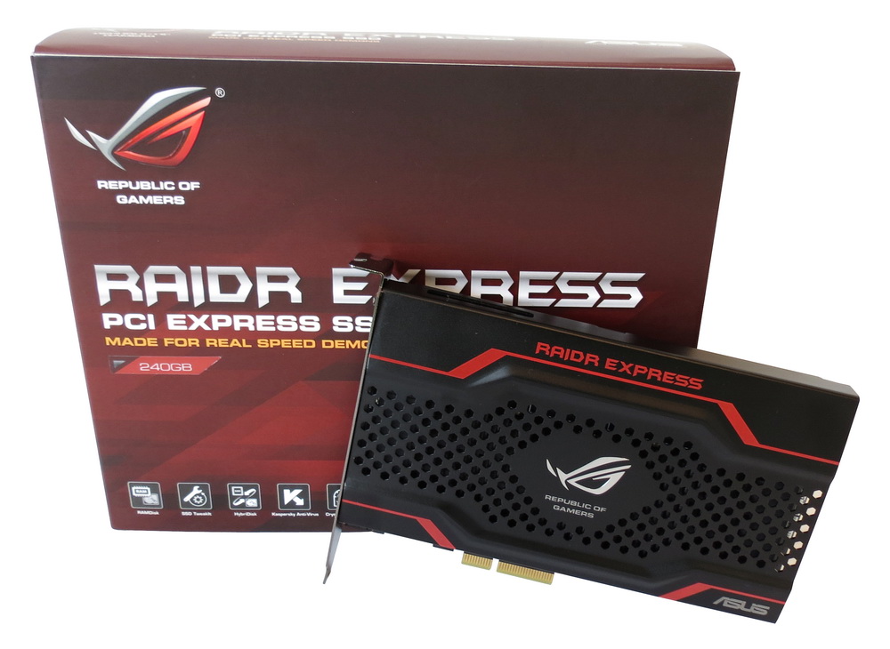 Asus RAIDR Express – ohromující SSD na PCI-E kartě