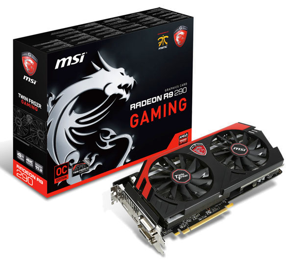 MSI odhalilo Radeony R9 290 a 290X se 4 GB pamětí ze série Gaming