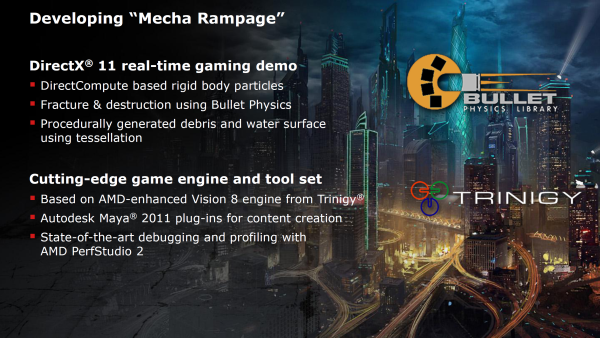 AMD vydalo demo Mecha Rampage