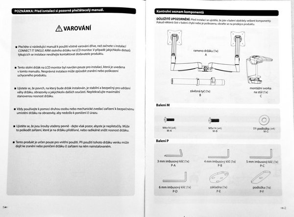 Srovnání držáků LCD: dva monitory ergonomicky