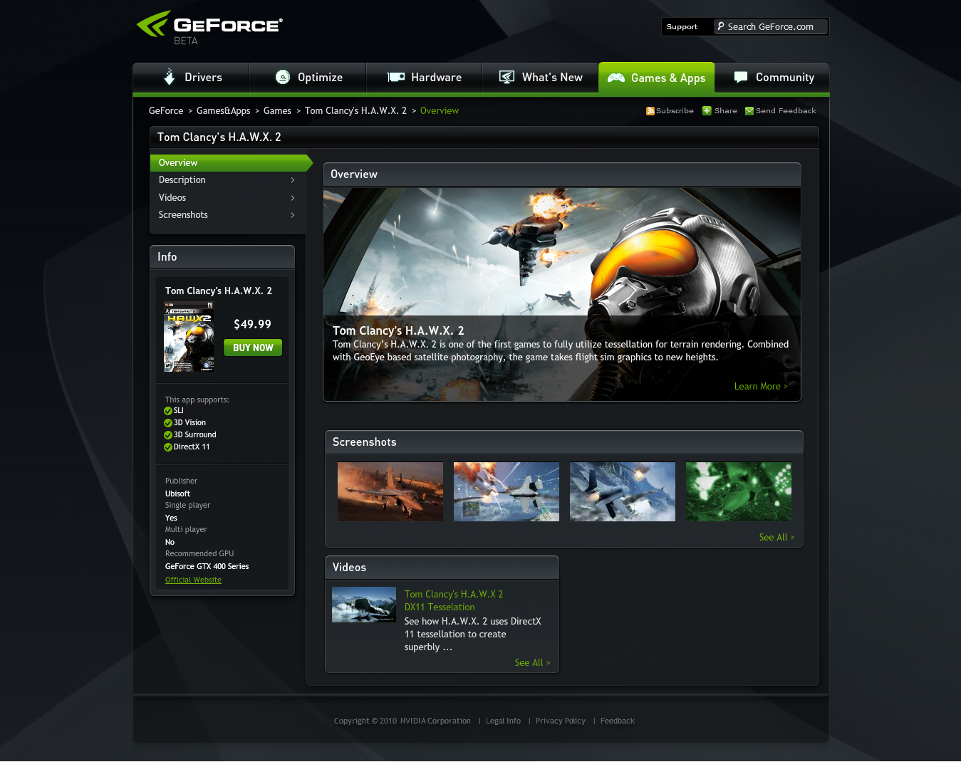 nVidia spustila GeForce.com — web pro obyčejné uživatele i hráče