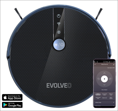 Evolveo RoboTrex H9: Ovládejte vysavač mobilním telefonem