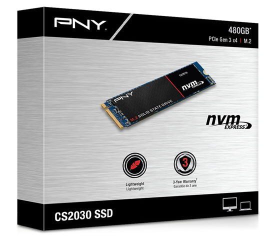 PNY vydává M.2 NVMe SSD CS2030 s MLC NAND flash čipy