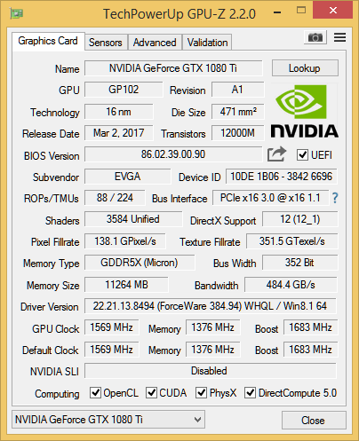 EVGA GTX 1080 Ti FTW3 ICX: Něco pro krotitele šelem