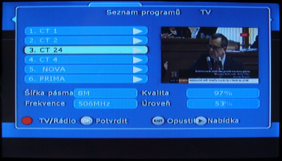 Sencor SPV 6706T - 7 mobilní televize