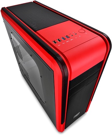 DeepCool Pangu SW-RD: midi-tower PC skříň vybavená pásem LED diod s vícebarevným osvětlením