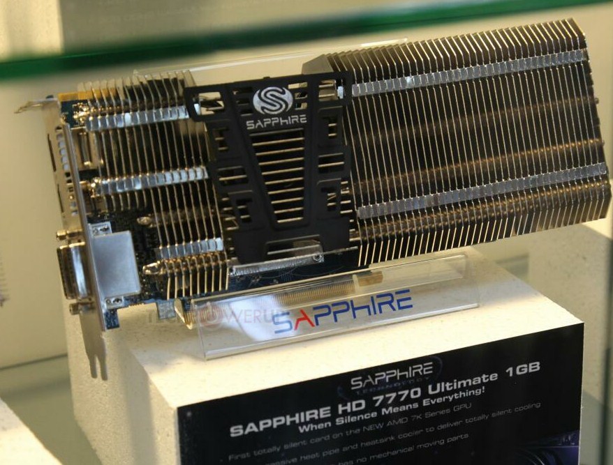 Computex: Sapphire ukázal Radeon HD 7770 Ultimate s pasivním chladičem