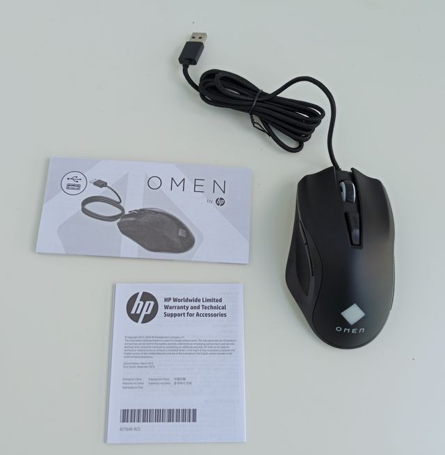 Vybavení  HP OMEN - klimatizovaný headset a fajn myš