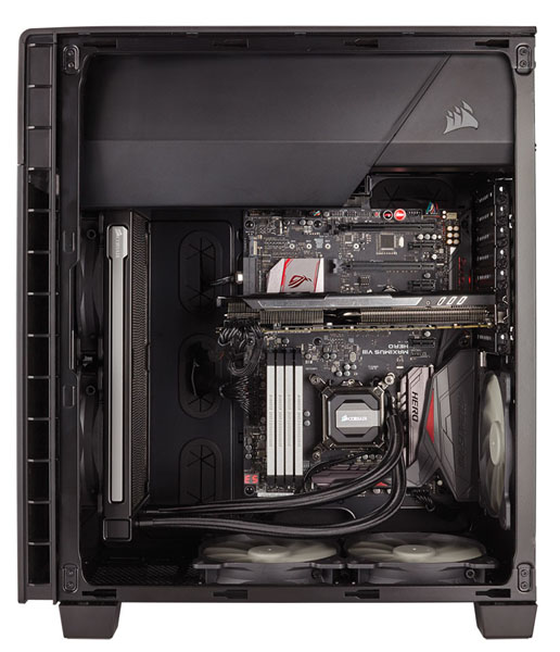 Corsair odhalil své první PC skříně s invertovanou polohou základní desky