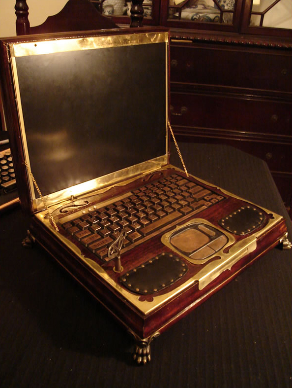 Datamancer Steampunk Laptop: Notebook ze středověku