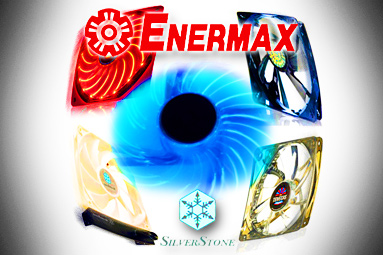 3× Enermax vs. SilverStone – test čtyř ventilátorů za babku