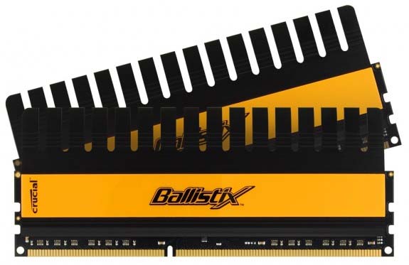 DDR3 moduly Ballistix mají slušné chlazení a tepelný senzor