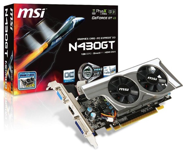 Nvidia uvedla GeForce GT 430