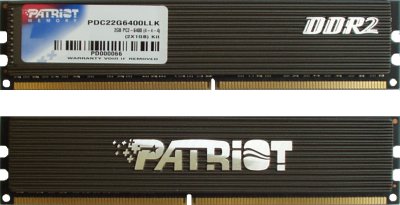 2xPatriot DDR2 dual-channel kit