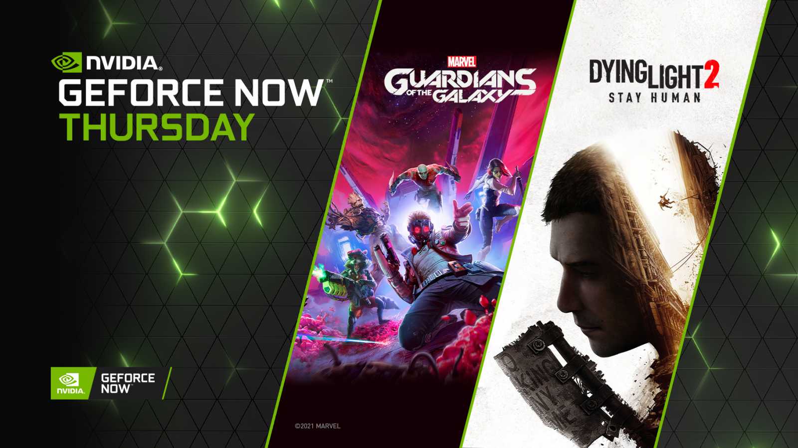 GeForce NOW přivítá Dying Light 2: Stay Human i Marvel's Guardians of the Galaxy hned po vydání