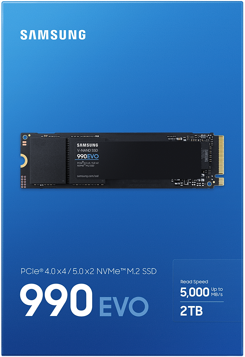 Samsung 990 EVO 2 TB: Speciálně řešené SSD pro NVMe PCIe 5.0 v testu