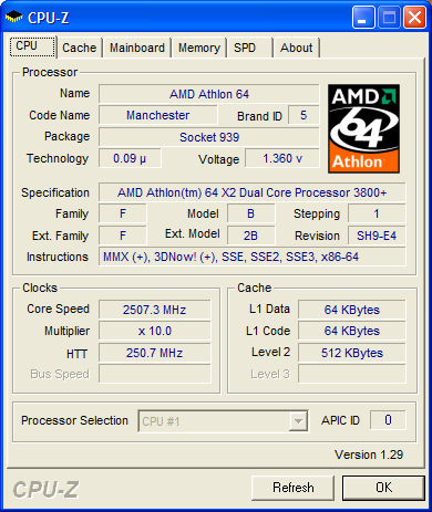 Dvoujádrový procesor pro masy: AMD Athlon 64 X2 3800+