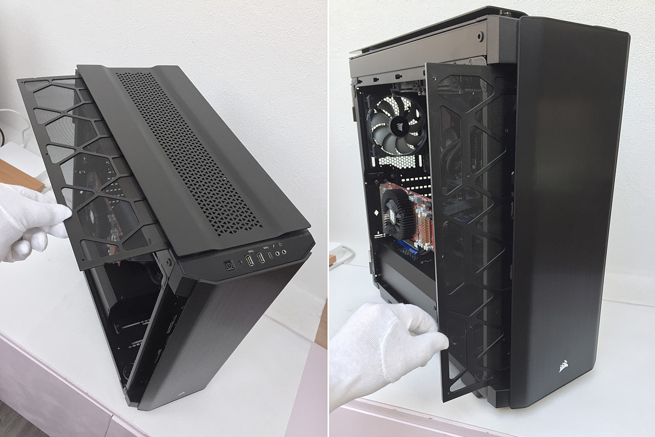 Corsair Obsidian Series 500D – ikona se skleněnými křídly