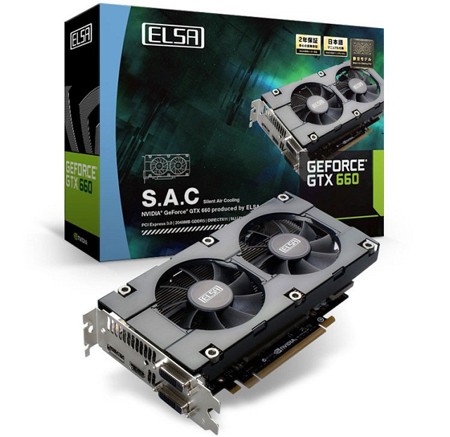 ELSA GeForce GTX 660 SAC a GTX 650 SAC: grafické karty s tichých vzduchovým chlazením