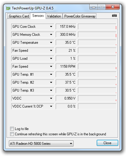 GPU-Z 0.4.5: Těžká váha v oblasti diagnostických nástrojů