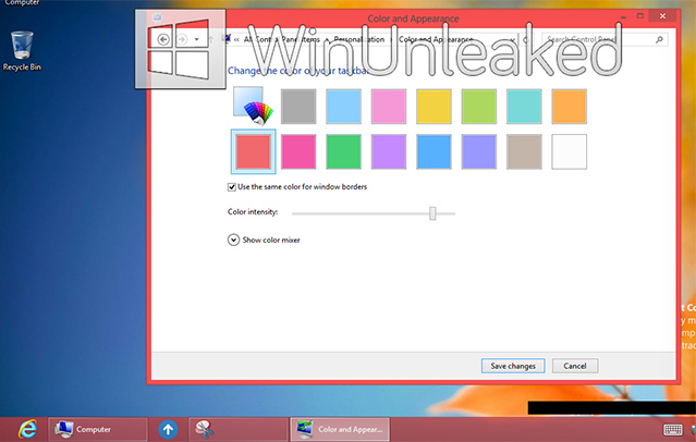 Na internet unikly screenshoty Windows 8 bez Aera